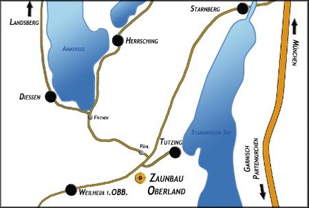 Lageplan Zaunbau-Oberland